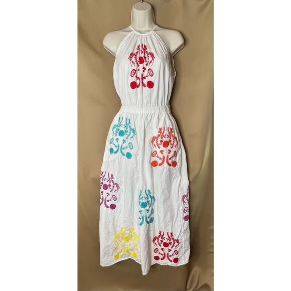 Something Navy Rainbow Jumpsuit S df1 - Picture 3 of 11